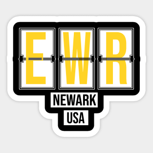 EWR - Newark Airport Code Souvenir or Gift Shirt Sticker